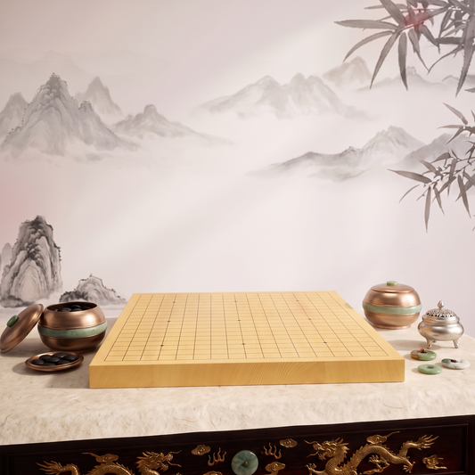 HANMOU · Il Goban Imperiale in Kaya Massiccio a 19 Linee