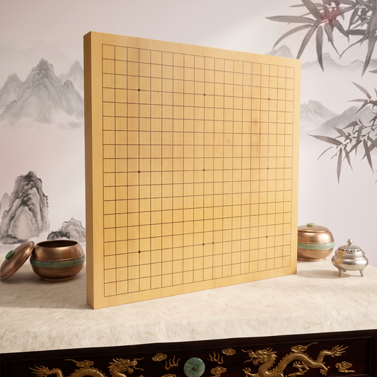 HANMOU · Il Goban Imperiale in Kaya Massiccio a 19 Linee